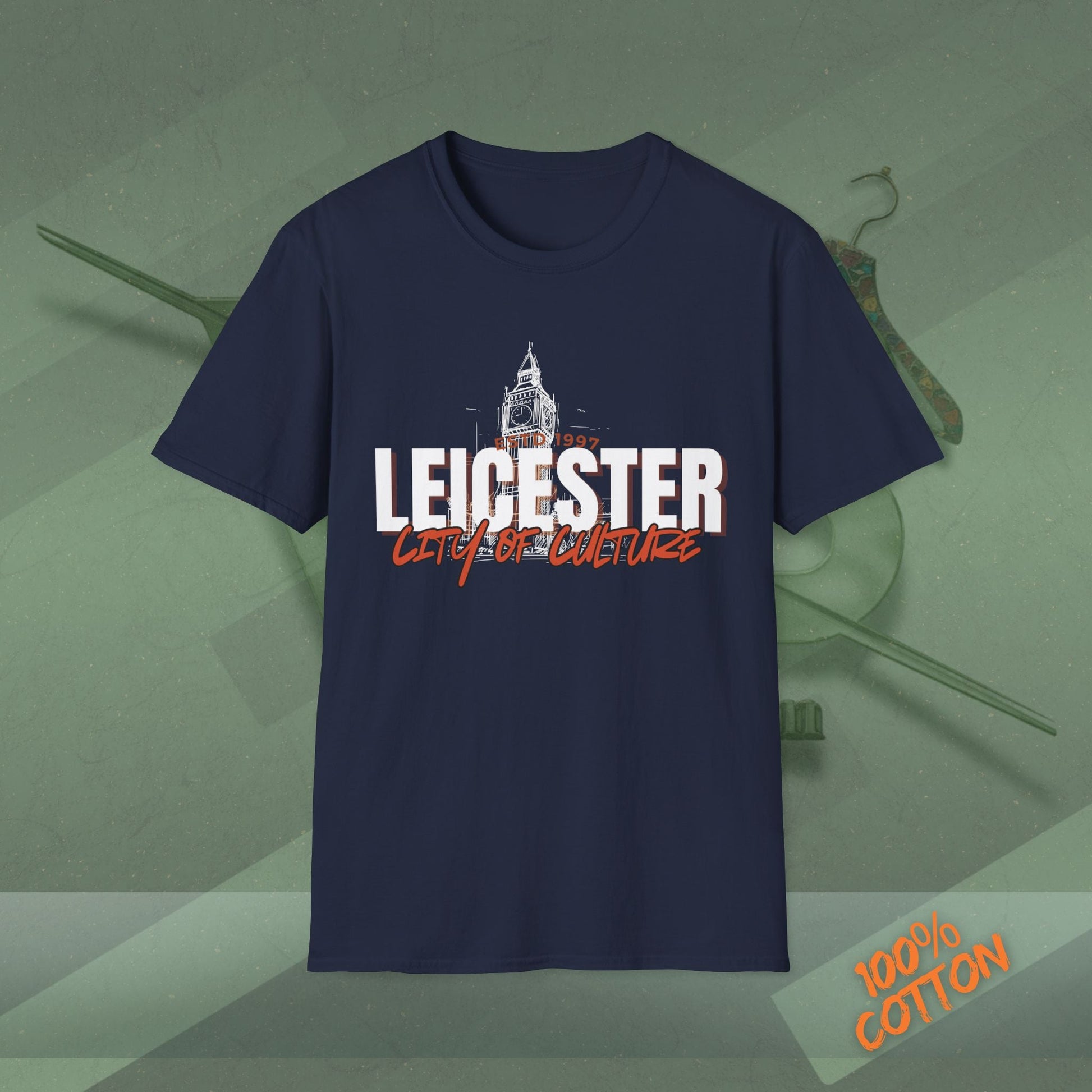 Leicester City of Culture T-Shirt | Unisex Tee, Graphic Shirt, Casual Wear, Vacation Top, Gift for Locals and Tourists Printify