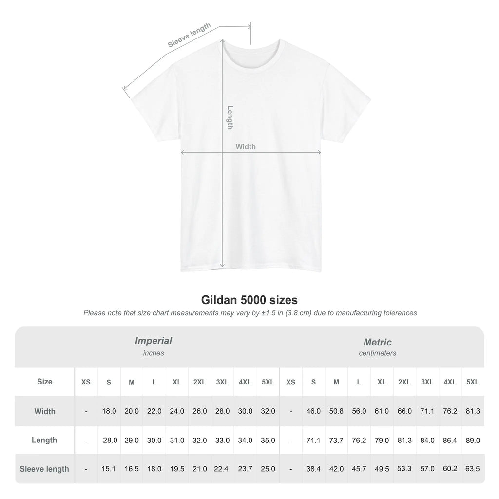Unisex Heavy Cotton Tee with Summer Vibes Graphic | Casual Wear, Daily Outfits, Gift for Him/Her, Street Style, Summer Essentials Printify
