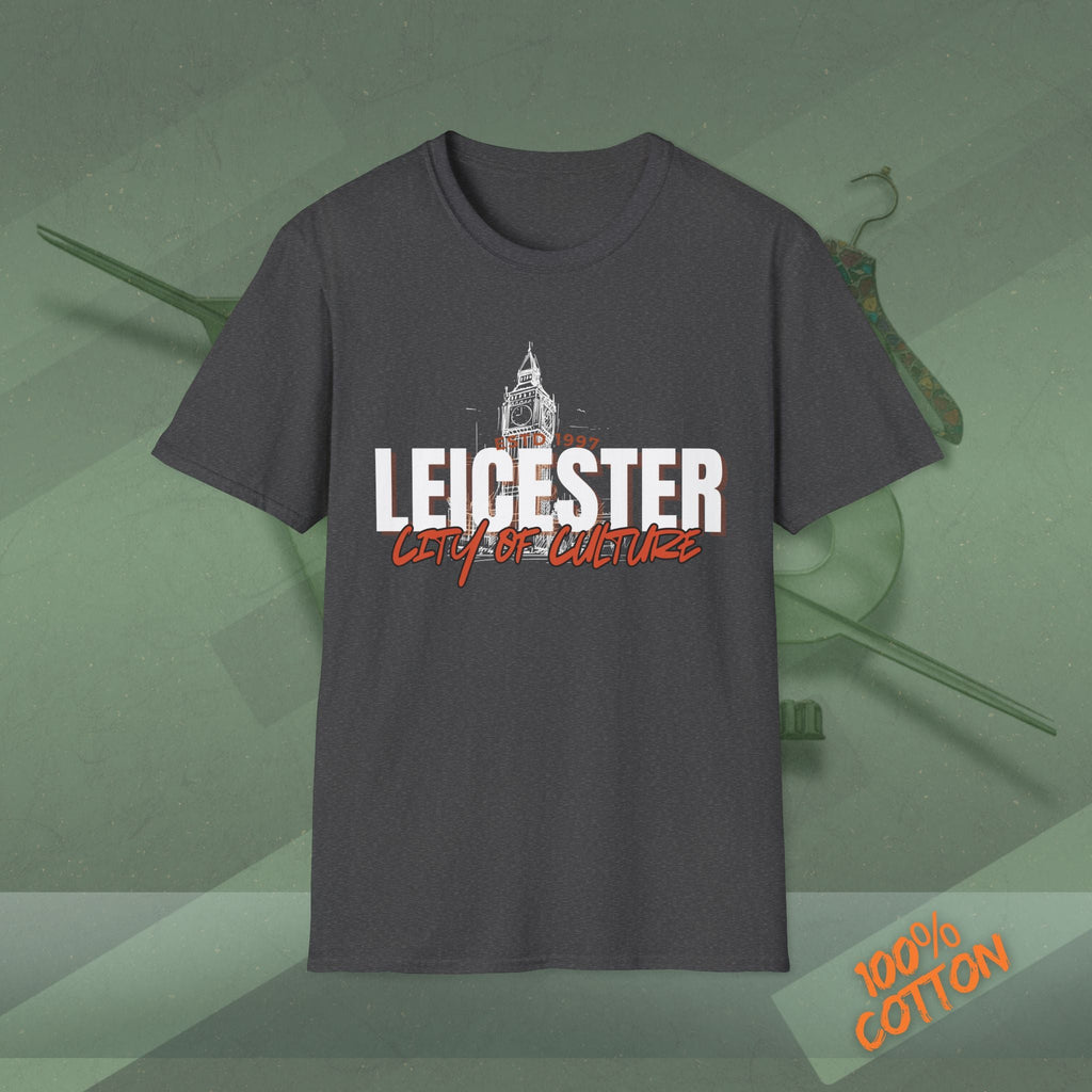 Leicester City of Culture T-Shirt | Unisex Tee, Graphic Shirt, Casual Wear, Vacation Top, Gift for Locals and Tourists Printify