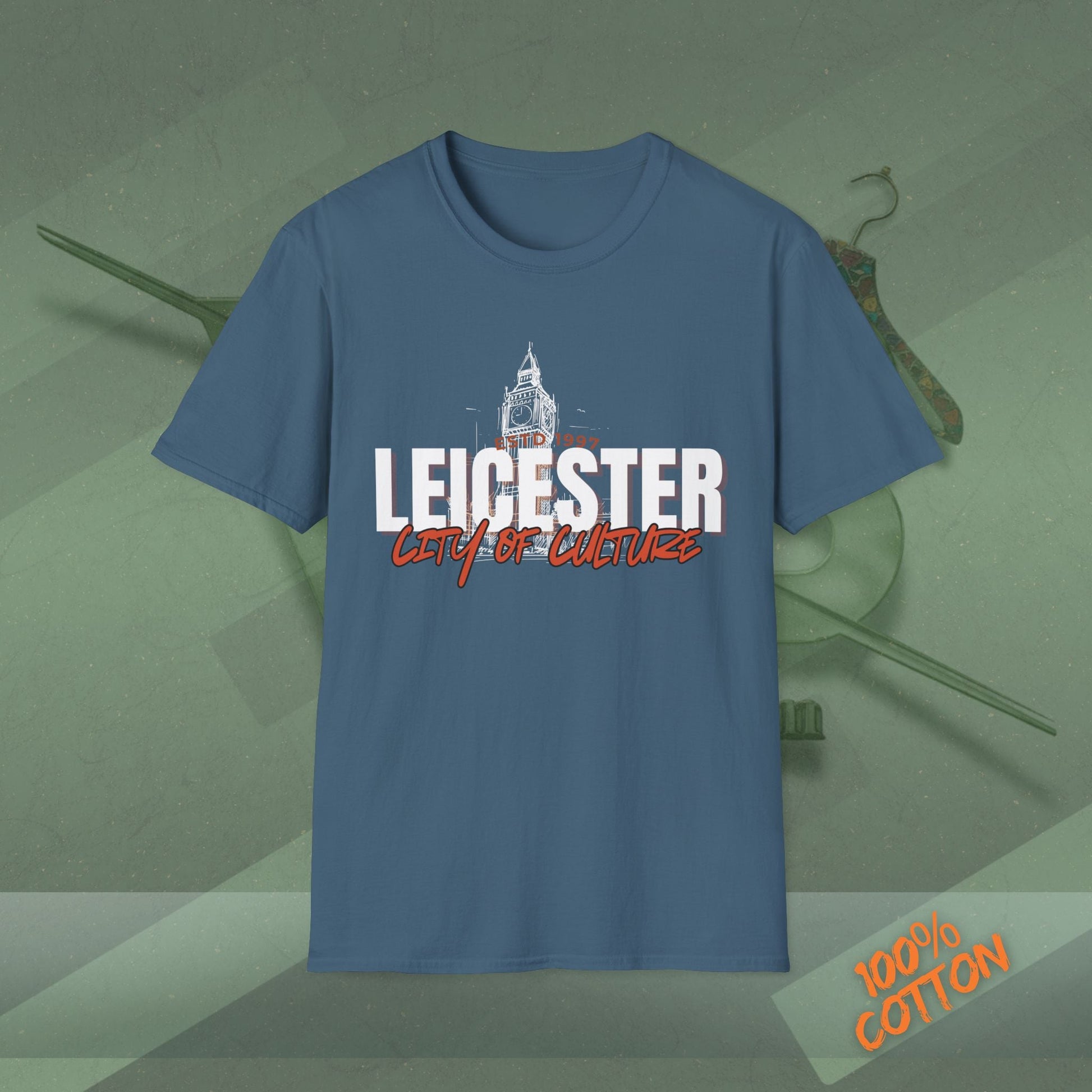 Leicester City of Culture T-Shirt | Unisex Tee, Graphic Shirt, Casual Wear, Vacation Top, Gift for Locals and Tourists Printify
