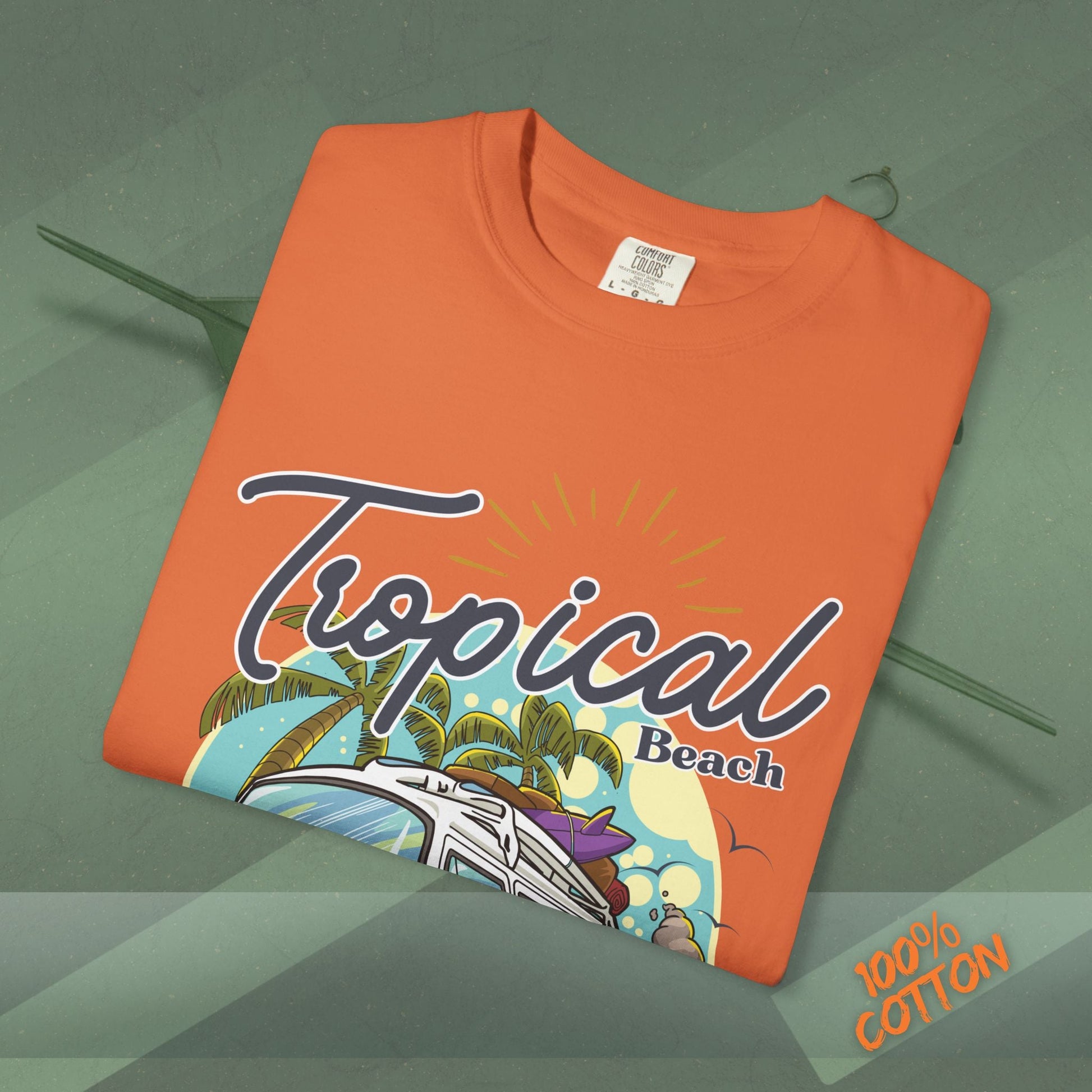 Tropical Weekend Tee, Beach Shirt, Summer Vibe Top, Travel T-Shirt, Vacation Apparel, Gift for Beach Lovers Printify