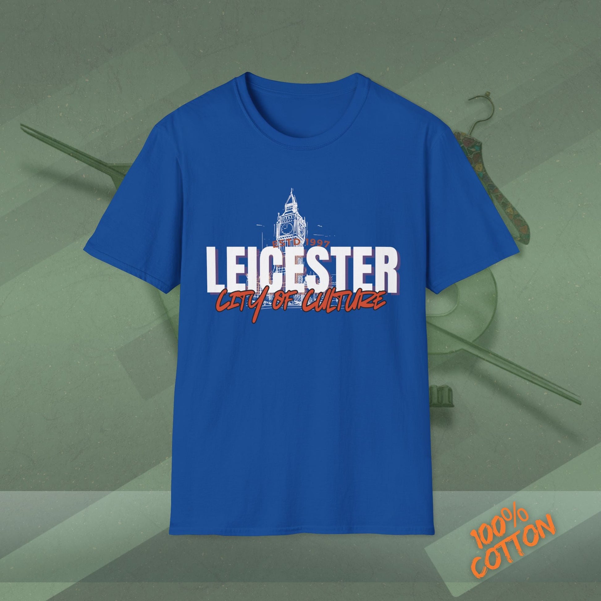 Leicester City of Culture T-Shirt | Unisex Tee, Graphic Shirt, Casual Wear, Vacation Top, Gift for Locals and Tourists Printify