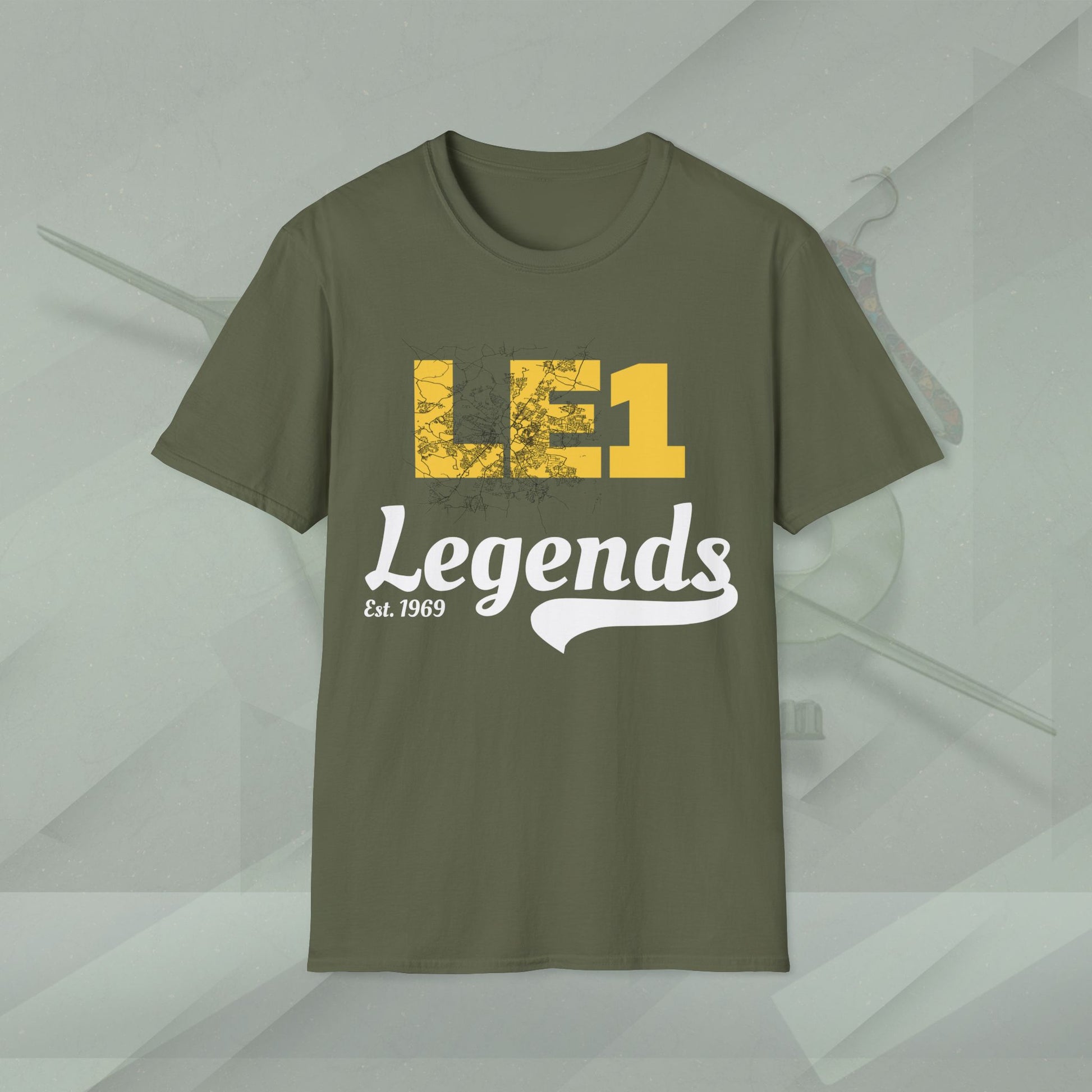 LE1 LEGEND Unisex Softstyle T-Shirt Printify