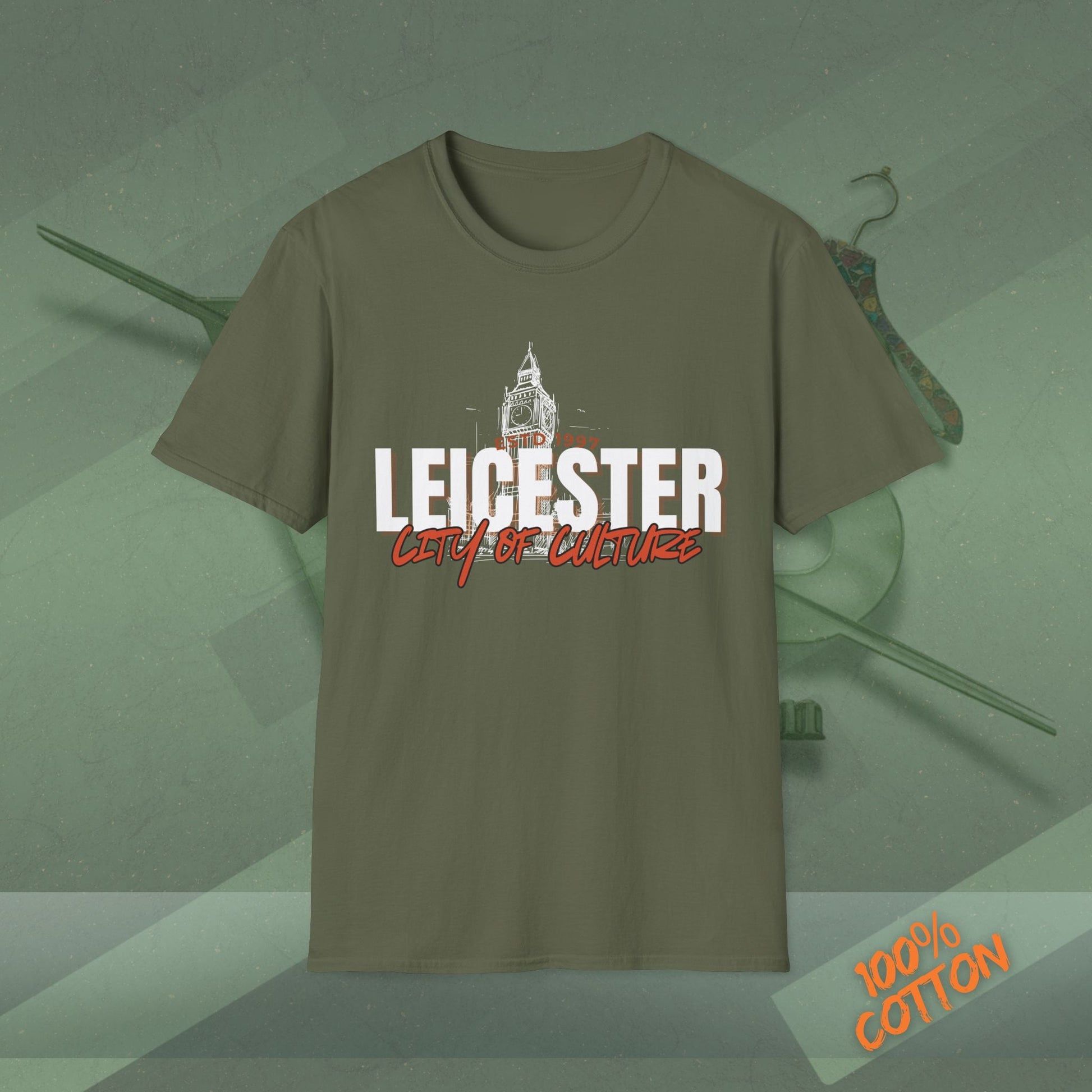 Leicester City of Culture T-Shirt | Unisex Tee, Graphic Shirt, Casual Wear, Vacation Top, Gift for Locals and Tourists Printify