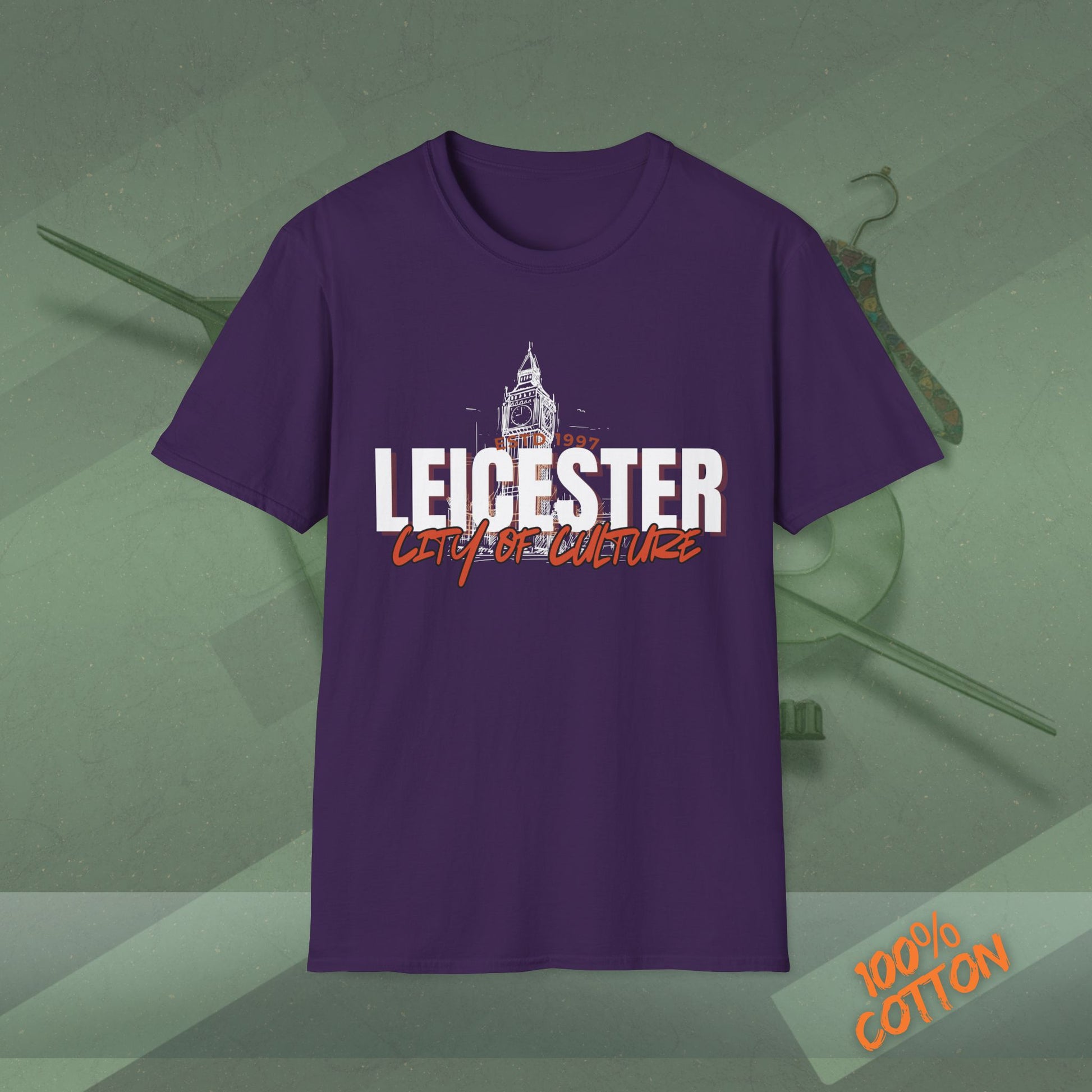Leicester City of Culture T-Shirt | Unisex Tee, Graphic Shirt, Casual Wear, Vacation Top, Gift for Locals and Tourists - WearBloom