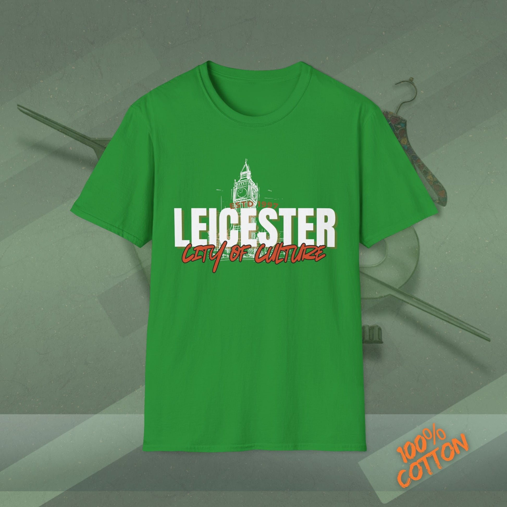 Leicester City of Culture T-Shirt | Unisex Tee, Graphic Shirt, Casual Wear, Vacation Top, Gift for Locals and Tourists Printify