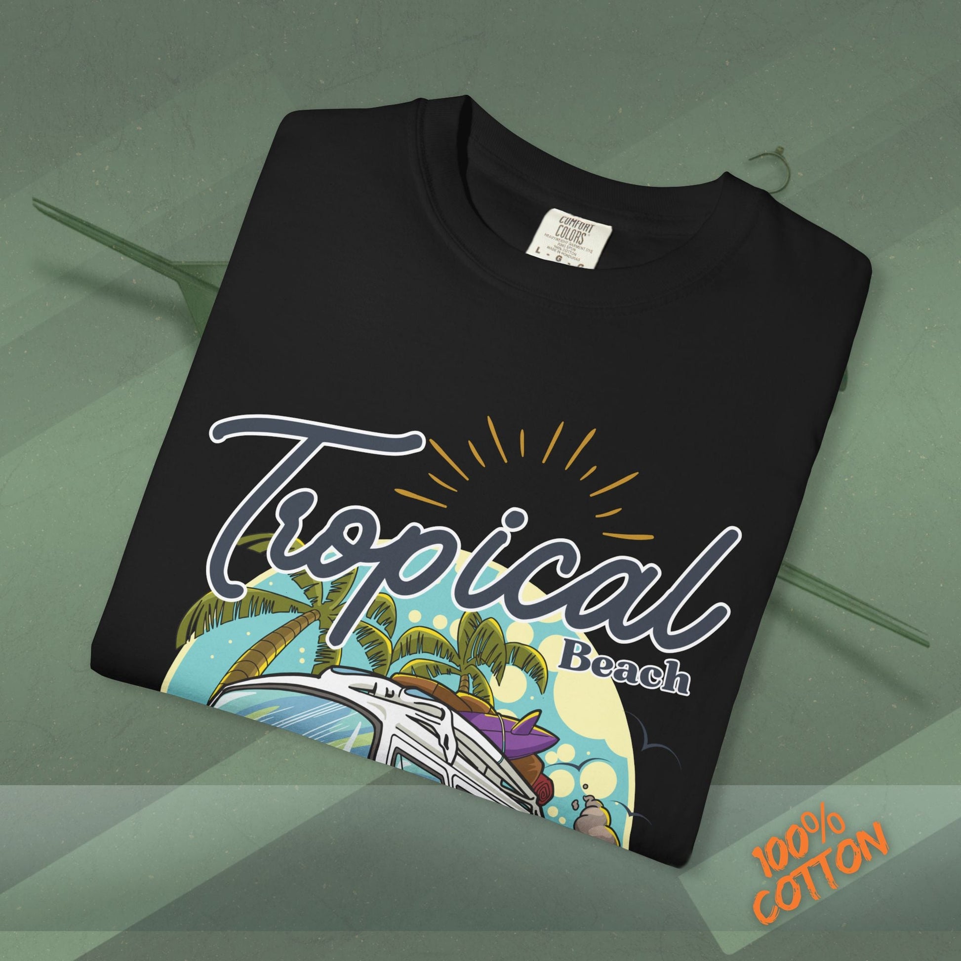 Tropical Weekend Tee, Beach Shirt, Summer Vibe Top, Travel T-Shirt, Vacation Apparel, Gift for Beach Lovers Printify