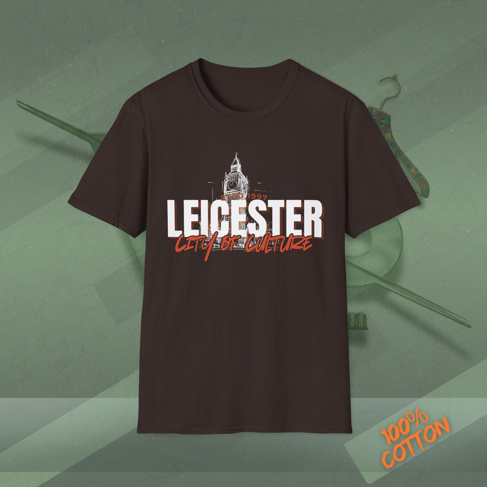 Leicester City of Culture T-Shirt | Unisex Tee, Graphic Shirt, Casual Wear, Vacation Top, Gift for Locals and Tourists Printify