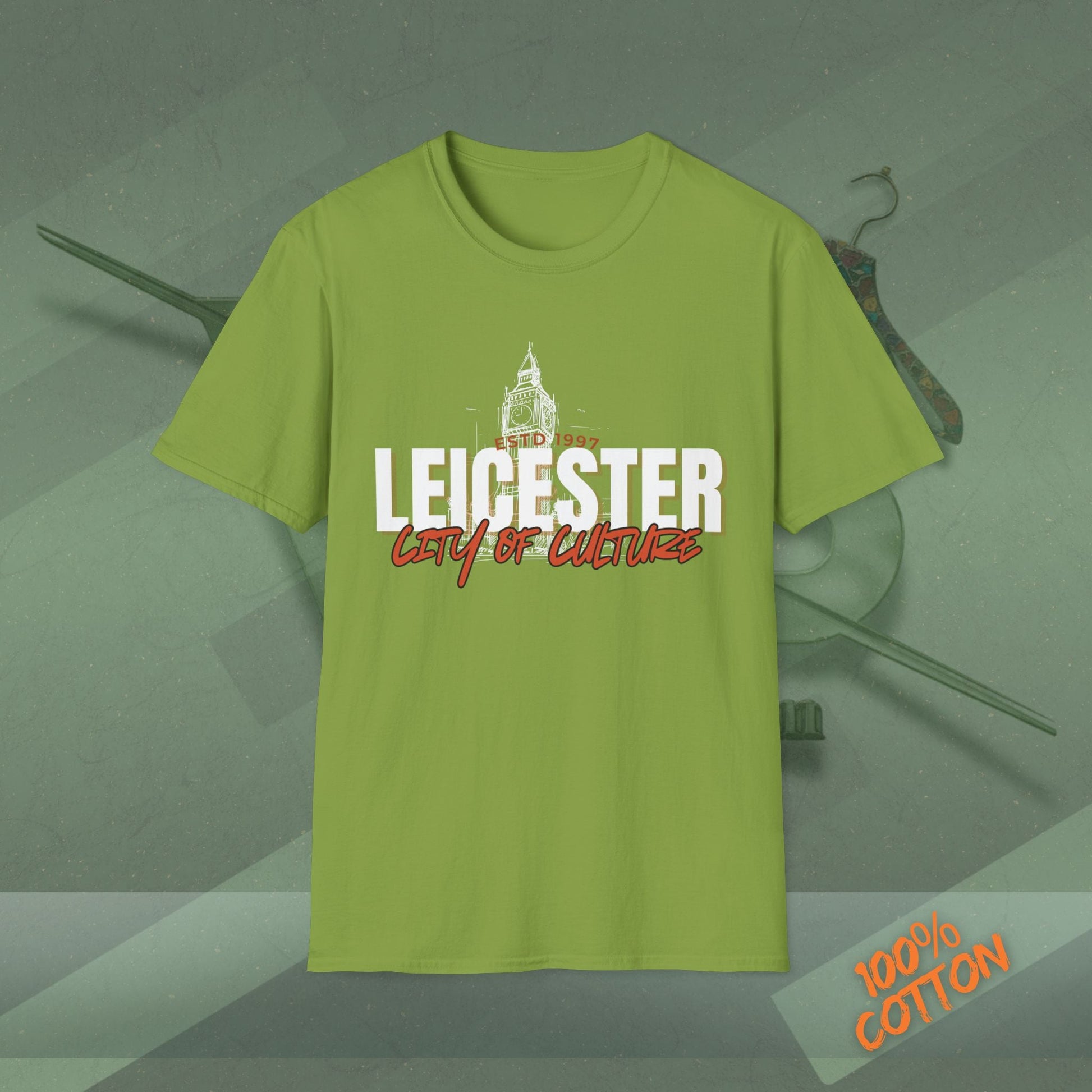 Leicester City of Culture T-Shirt | Unisex Tee, Graphic Shirt, Casual Wear, Vacation Top, Gift for Locals and Tourists Printify