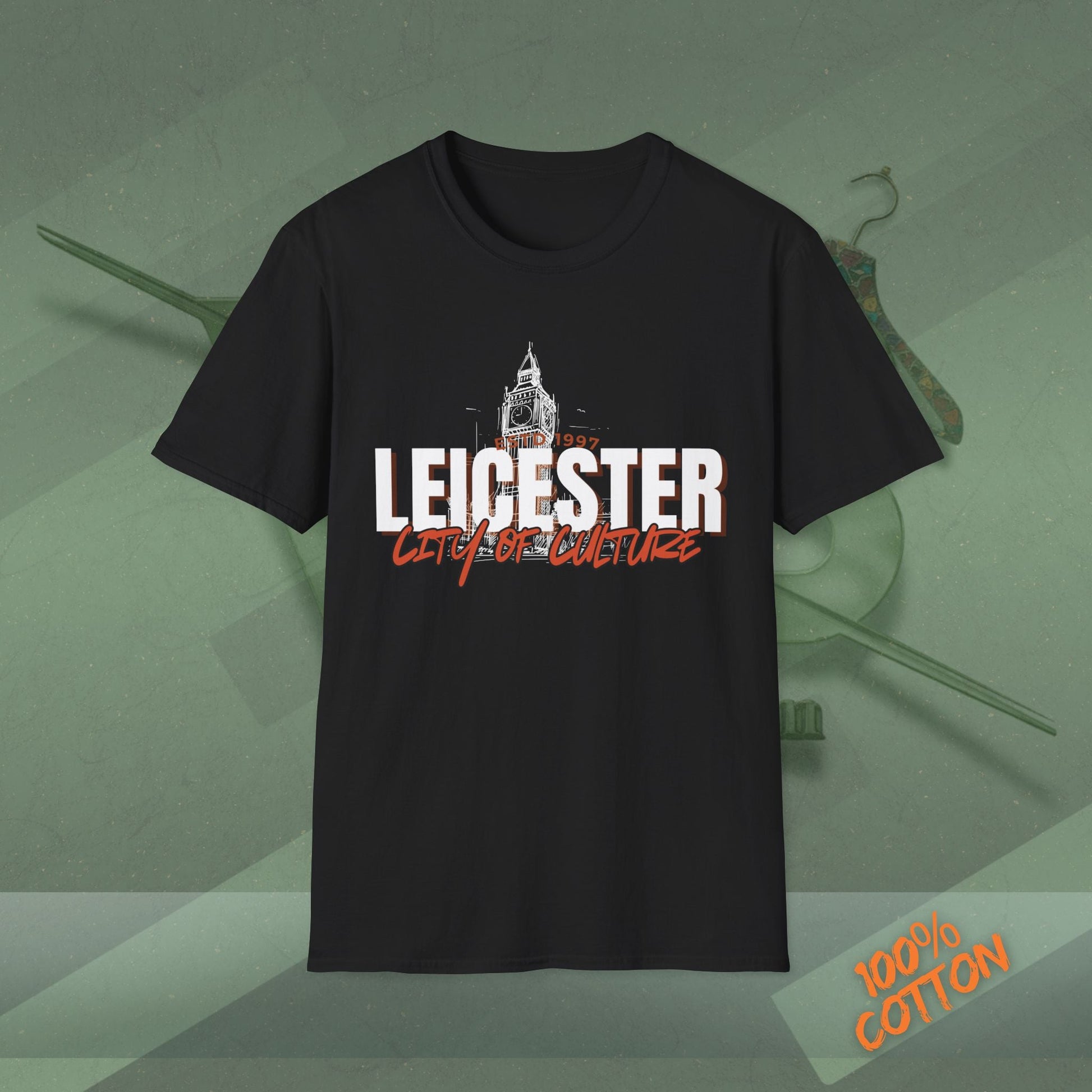 Leicester City of Culture T-Shirt | Unisex Tee, Graphic Shirt, Casual Wear, Vacation Top, Gift for Locals and Tourists Printify