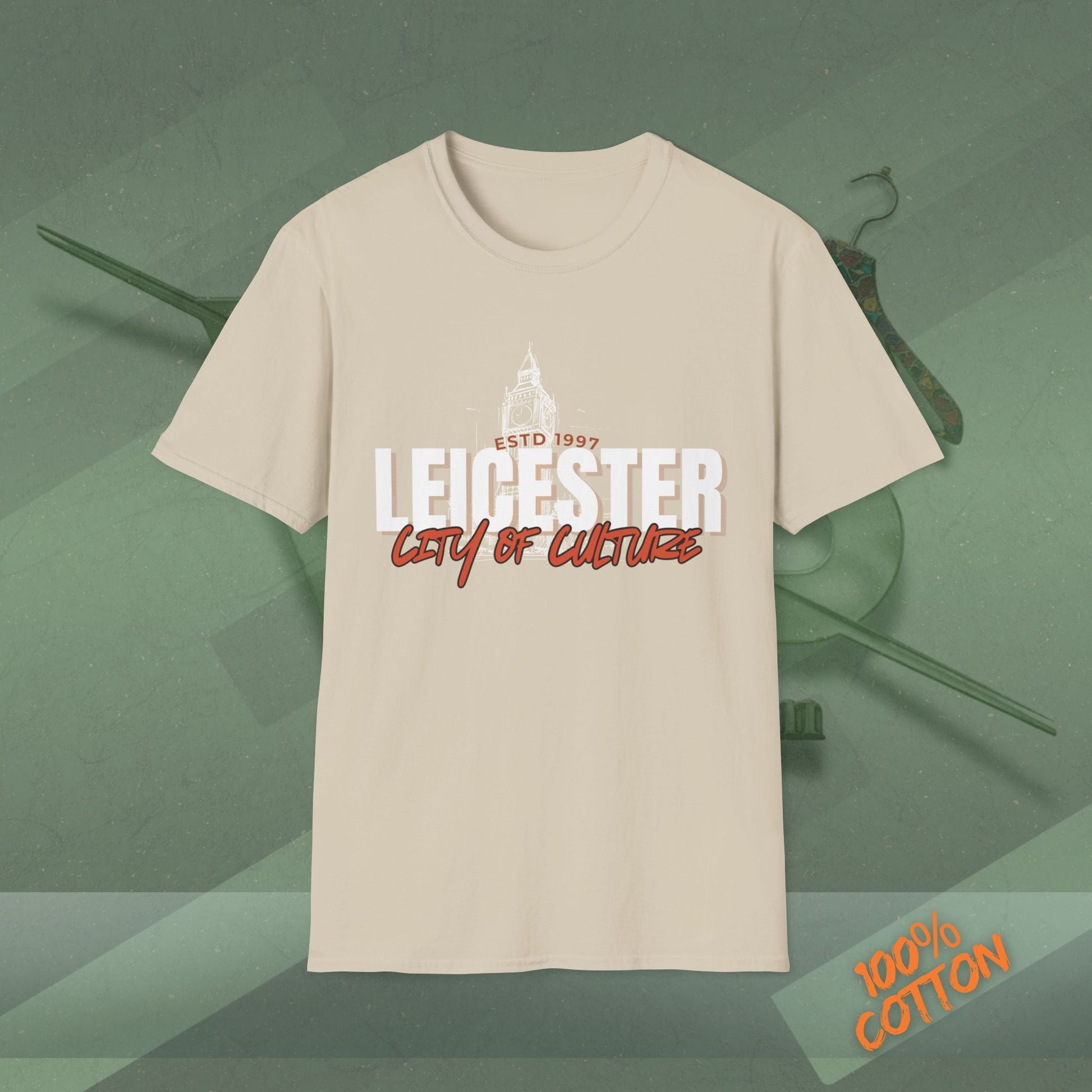 Leicester City of Culture T-Shirt | Unisex Tee, Graphic Shirt, Casual Wear, Vacation Top, Gift for Locals and Tourists Printify