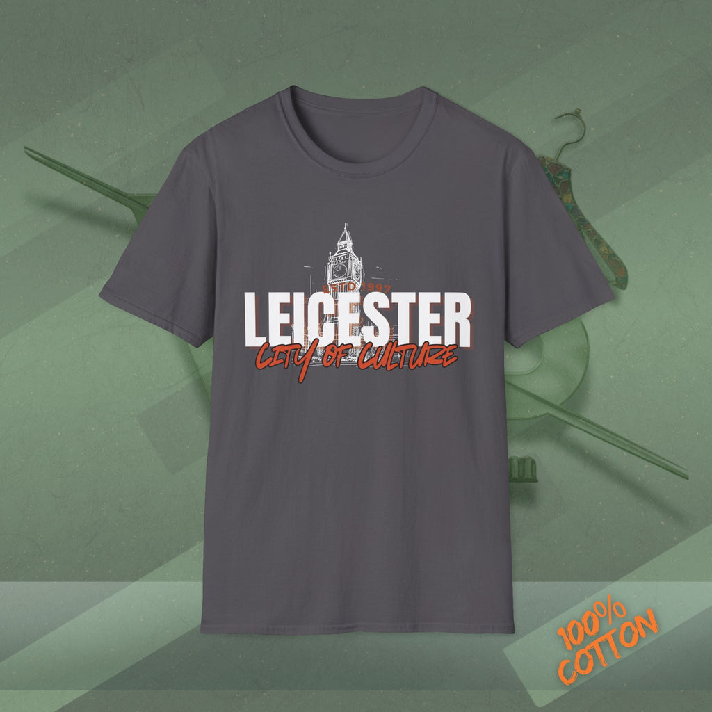 Leicester City of Culture T-Shirt | Unisex Tee, Graphic Shirt, Casual Wear, Vacation Top, Gift for Locals and Tourists Printify