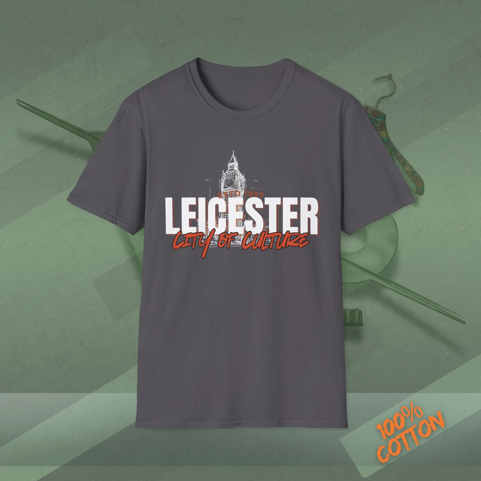 Leicester City of Culture T-Shirt | Unisex Tee, Graphic Shirt, Casual Wear, Vacation Top, Gift for Locals and Tourists Printify