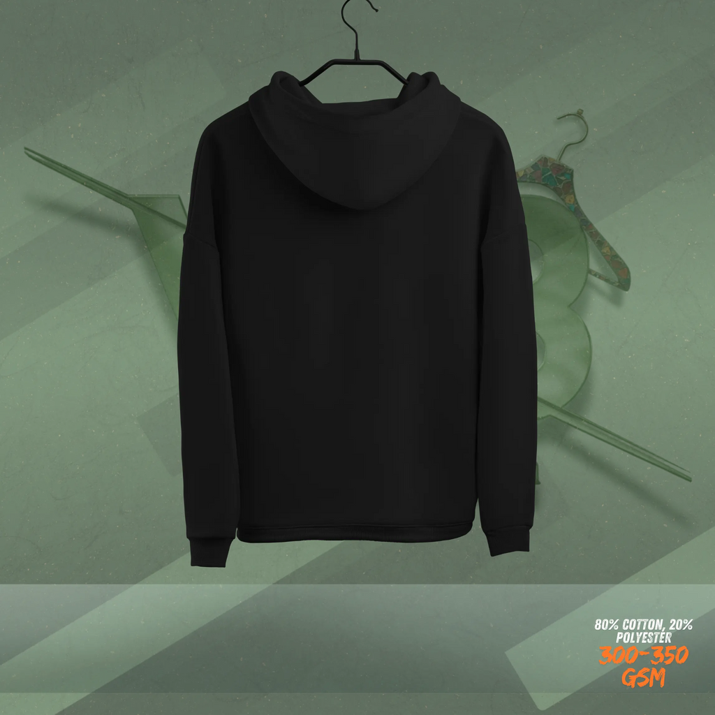 Basic Hoodie - BLACK WearBloom