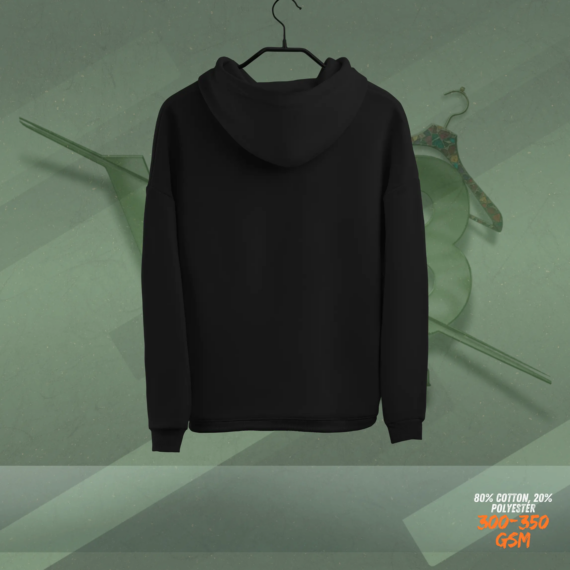 Basic Hoodie - BLACK WearBloom