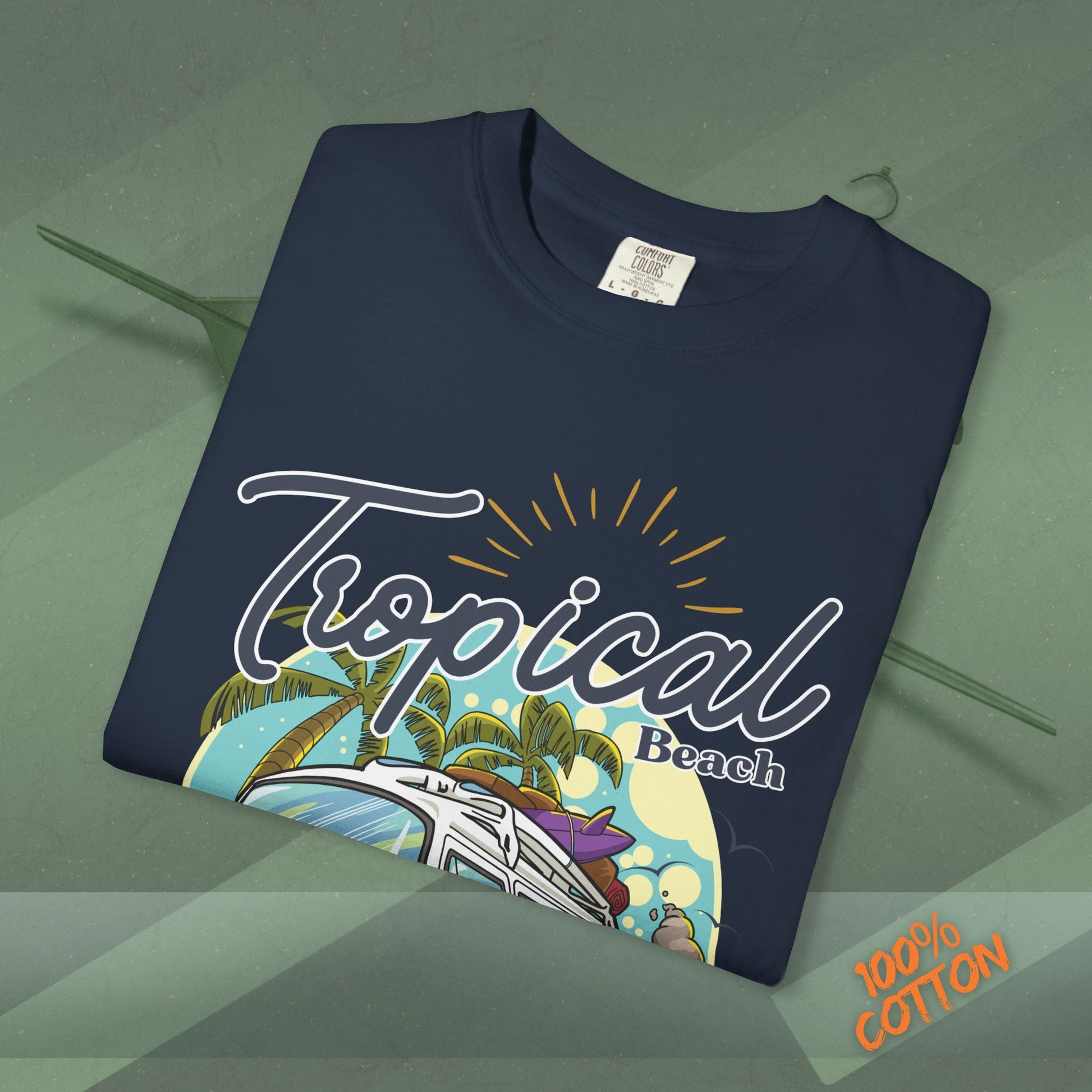 Tropical Weekend Tee, Beach Shirt, Summer Vibe Top, Travel T-Shirt, Vacation Apparel, Gift for Beach Lovers Printify
