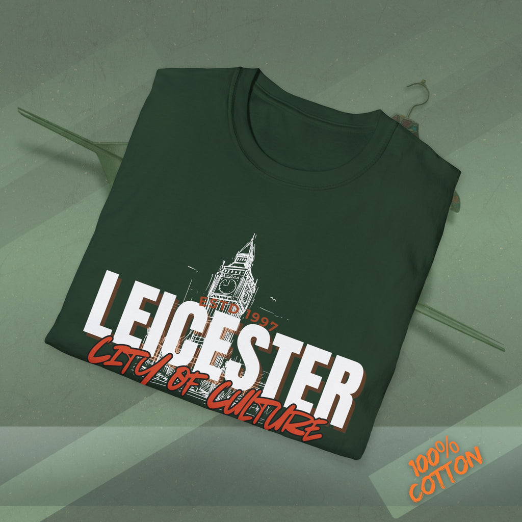 Leicester City of Culture T-Shirt | Unisex Tee, Graphic Shirt, Casual Wear, Vacation Top, Gift for Locals and Tourists - WearBloom