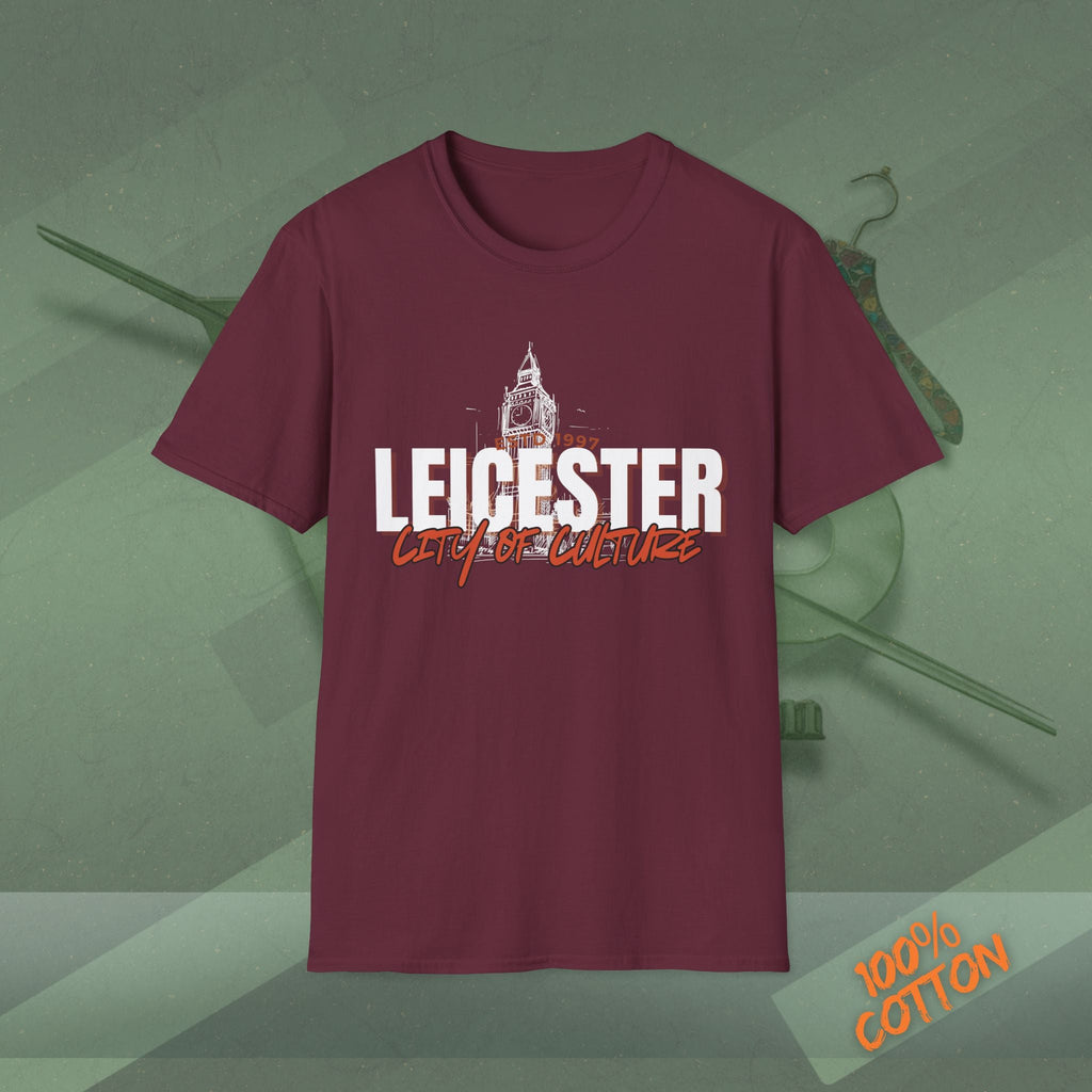 Leicester City of Culture T-Shirt | Unisex Tee, Graphic Shirt, Casual Wear, Vacation Top, Gift for Locals and Tourists Printify
