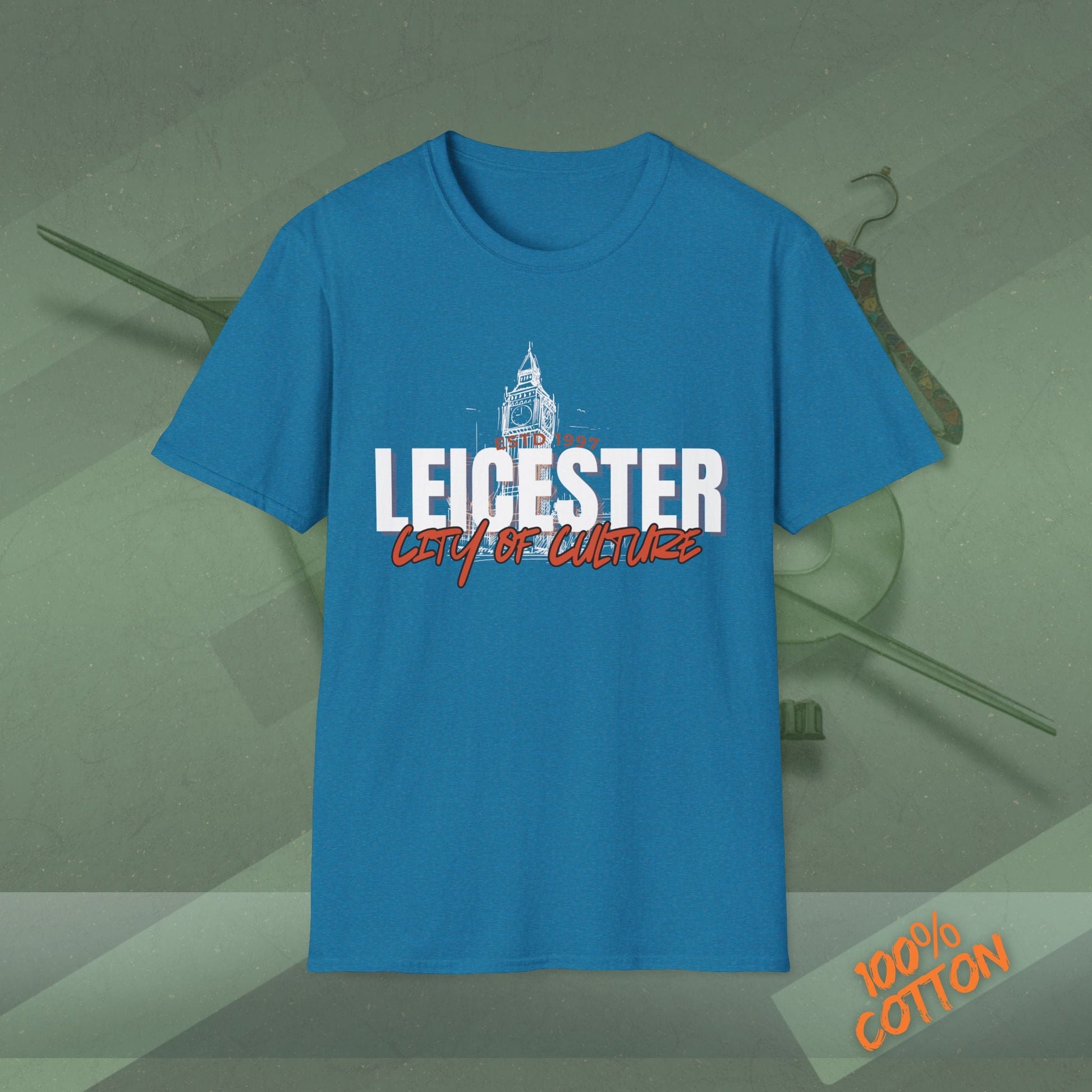 Leicester City of Culture T-Shirt | Unisex Tee, Graphic Shirt, Casual Wear, Vacation Top, Gift for Locals and Tourists Printify